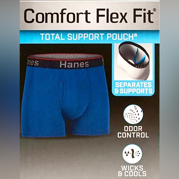 Hanes Men's Total Support Pouch Trunk Underwear.  ( 1 black, size M); NWOT. - Picture 7 of 14